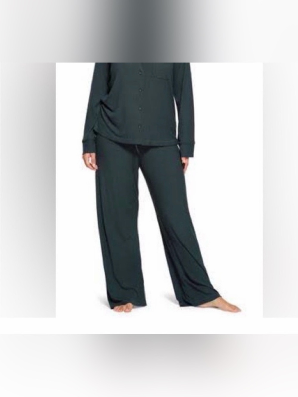 SKIMS SOFT LOUNGE SLEEP PANTS ONLY COLOR: CYPRESS SIZE:XXS